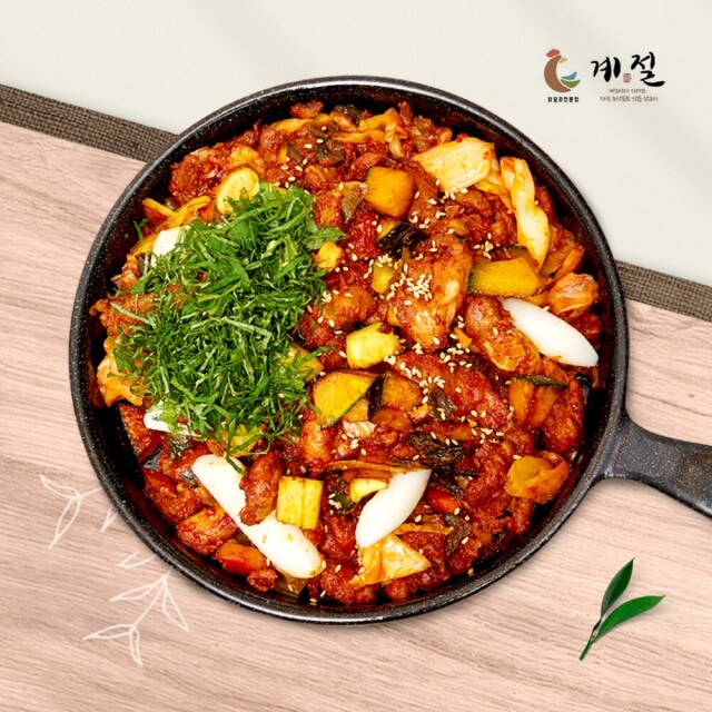 닭요리전문점 계절,계절 닭갈비 6인(1.5kg) 세트