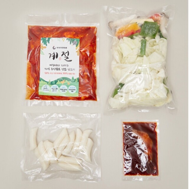 닭요리전문점 계절,(위크세일) 춘천 계절 양념닭갈비 2인세트 밀키트